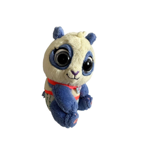 Disney Jr TOTS Precious Panda Plush Stuffed Animal Purple Bear Diaper Baby - Picture 1 of 5
